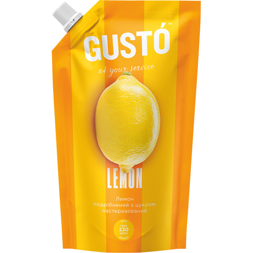 Лимон, подріблений із цукром ТМ GUSTÓ