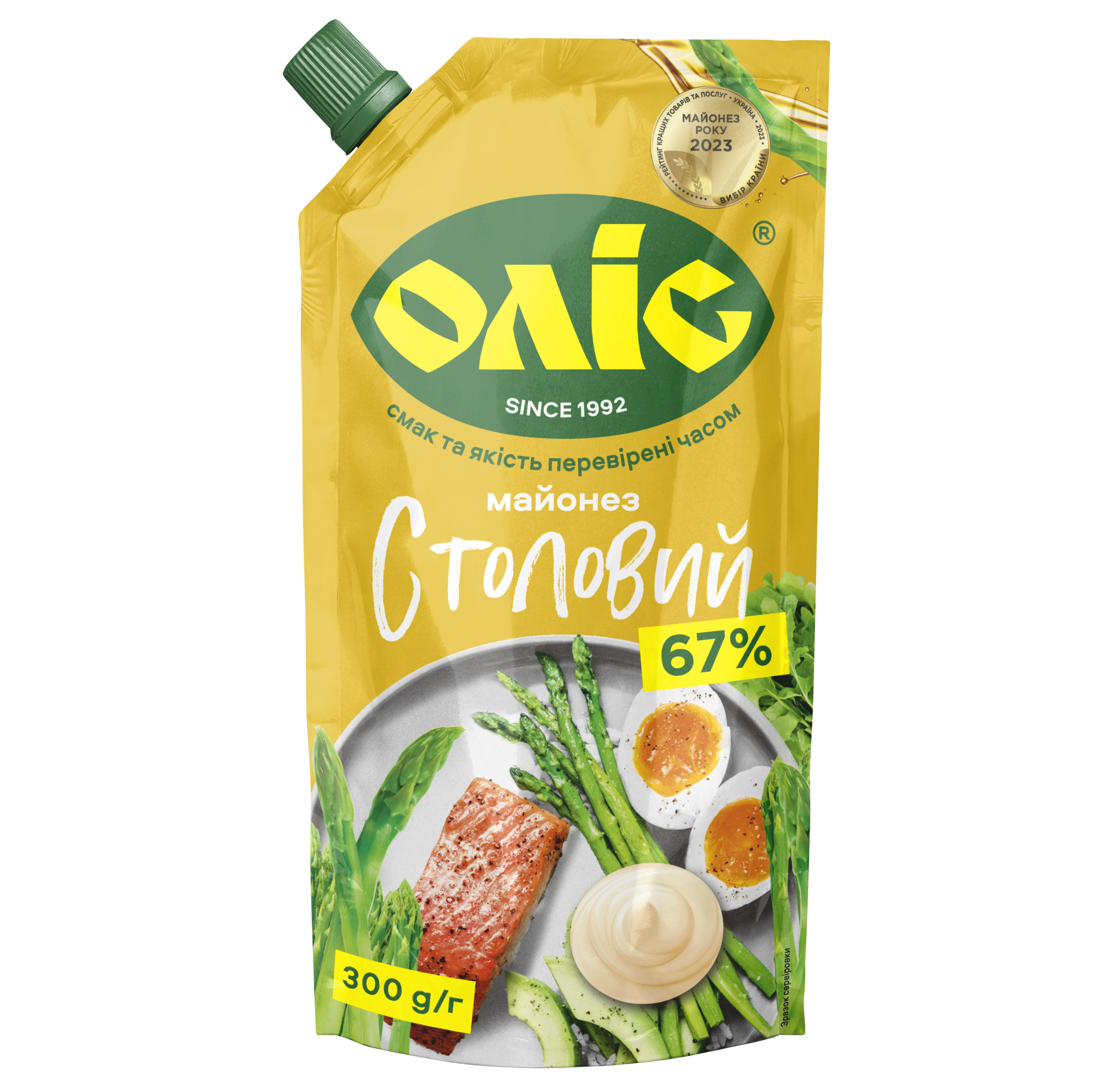 OLIS Stolovyi 67% Mayonnaise - doy-pack