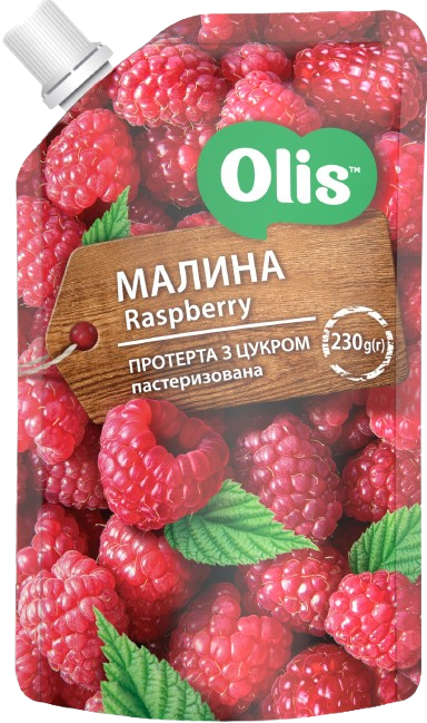 Протерті ягоди ОЛІС "Малина"